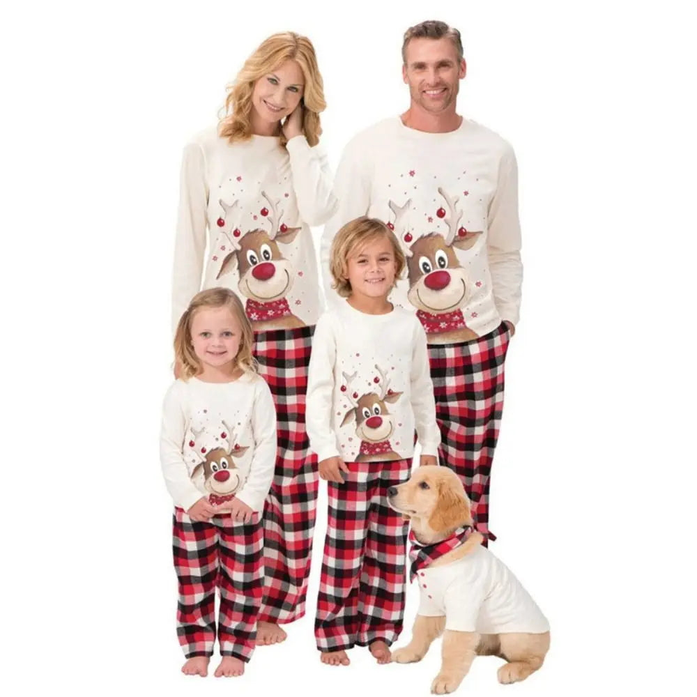 Xmas Pajamas- Matching Reindeer Pajamas for the Whole Family for Christmas Mornings- Kids-3T Kids-2T- IndioGear.com