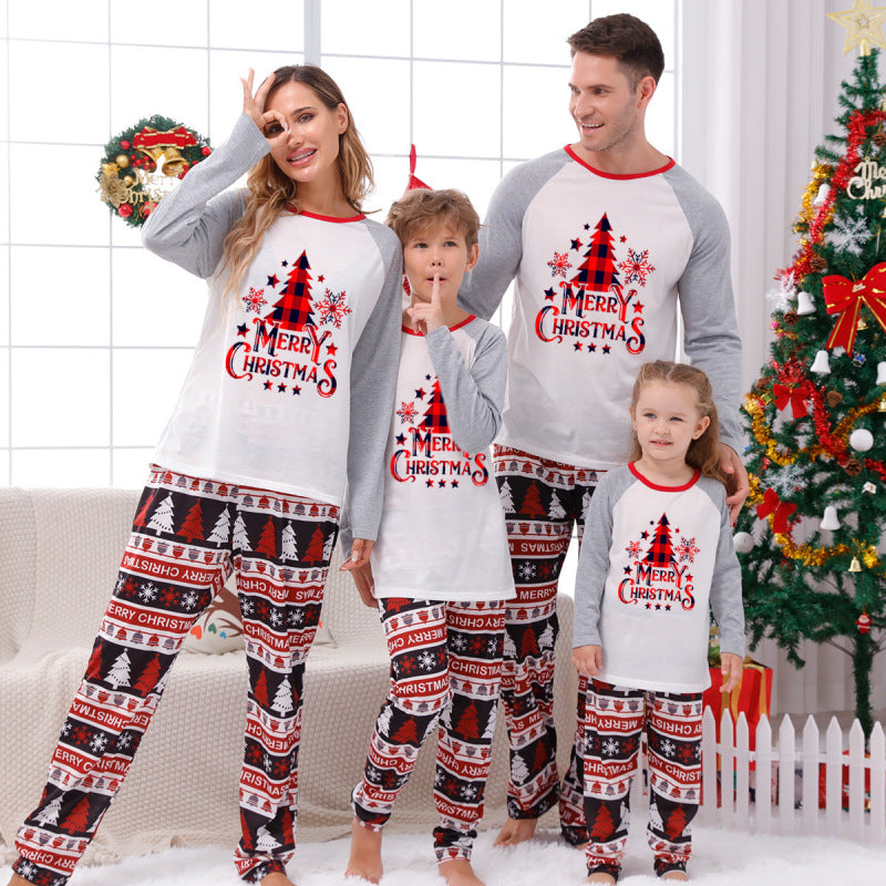 Xmas Sleepwear- Family Christmas Pajamas Set Holiday Sleepwear Set- Pattern2- IndioGear Women Clothing