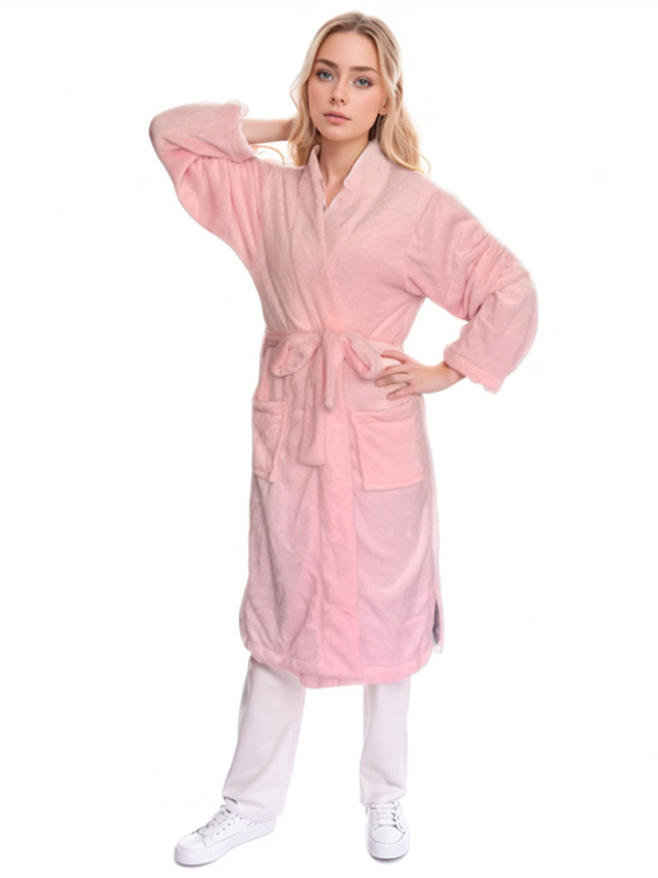 Loungewear Robes- Women's Lightweight Bathrobe with Pockets- - IndioGear.com