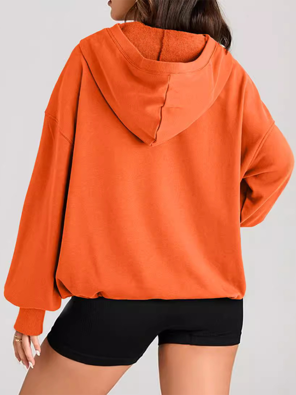 Sweatshirt Hoodies- Classic Solid Long Sleeve Half Zippered Hoodie Modern Colors- - IndioGear.com