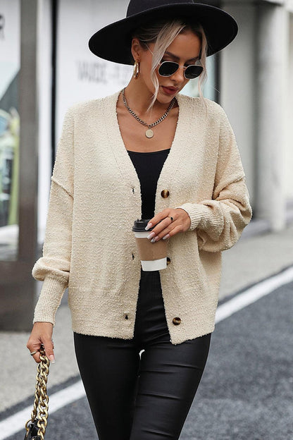 Cardigans- Radiate Elegance: Women's Knit Cardigan - Button or Open Front Sweater- - IndioGear Fashion and Gear