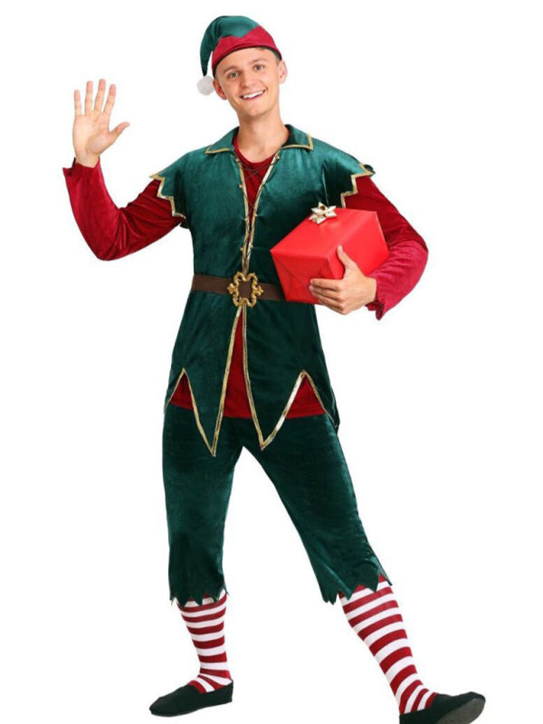 Christmas Cosplays- Be Santa's Trusty Helper 5-Piece Elf Costume Men and Women- - IndioGear Clothing and Gear