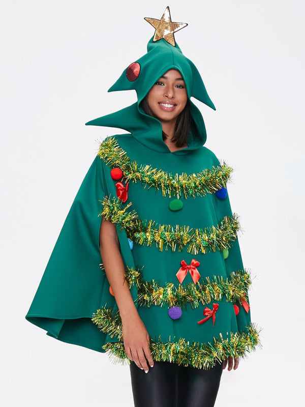 Christmas Costumes- Be the Star of the Holiday Party with a Sparkly Christmas Costume- Green- IndioGear Clothing and Gear