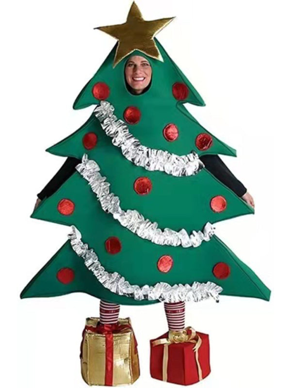 Christmas Costumes- Christmas Tree Costume with Complementary Gift Shoes- - IndioGear Clothing and Gear