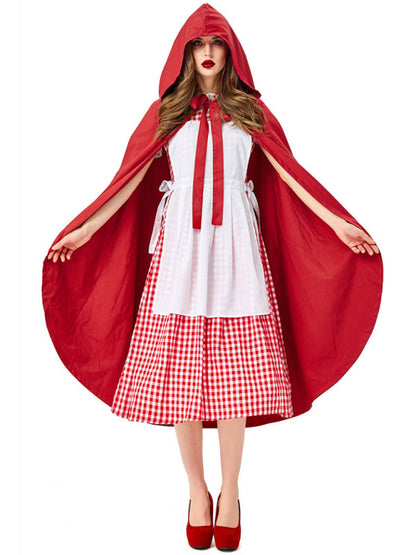 Costume- Red Riding Hood Cosplay Costume - Oktoberfest Maid Outfit- - IndioGear Fashion and Gear