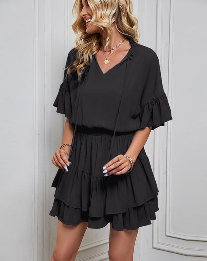 Dress- Be the Life of the Party in Our Fun and Flirty Mini Dress!- - IndioGear Fashion and Gear