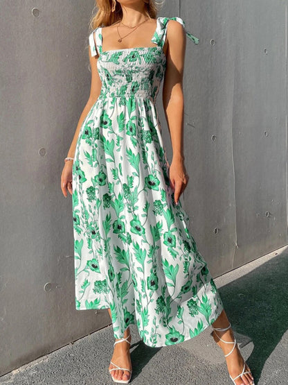 Dress- Beach Babe Maxi Dress - Fun, Flirty, and Versatile!- Green- IndioGear Fashion and Gear