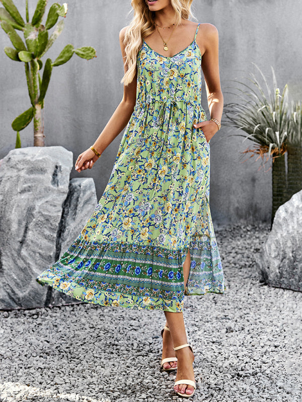 Dress- Boho Chic Summer Vacation Dress for Women- - IndioGear Fashion and Gear