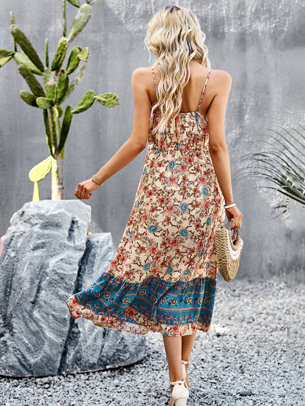 Dress- Boho Chic Summer Vacation Dress for Women- - IndioGear Fashion and Gear