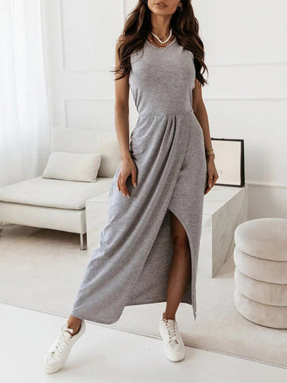 Dress- Feel Confident and Stylish with Our Must-Have Boho Casual Maxi Dress!- - IndioGear Fashion and Gear