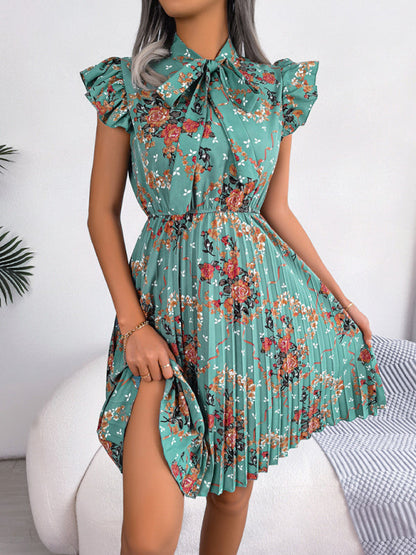 Dress- Floral Romance Mini Dress for Women - Perfect for Any Occasion- - IndioGear Fashion and Gear