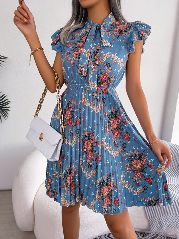 Dress- Floral Romance Mini Dress for Women - Perfect for Any Occasion- - IndioGear Fashion and Gear