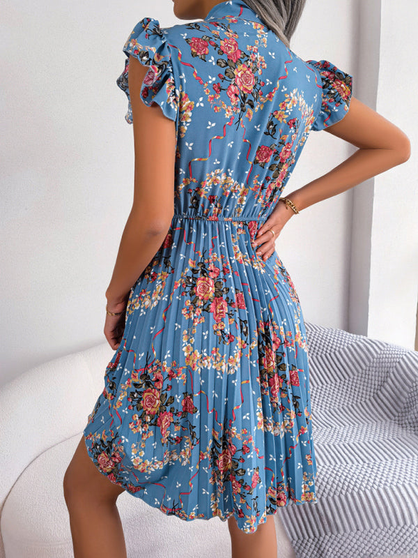 Dress- Floral Romance Mini Dress for Women - Perfect for Any Occasion- - IndioGear Fashion and Gear