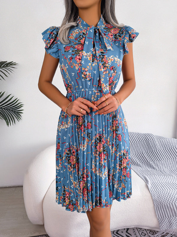 Dress- Floral Romance Mini Dress for Women - Perfect for Any Occasion- - IndioGear Fashion and Gear