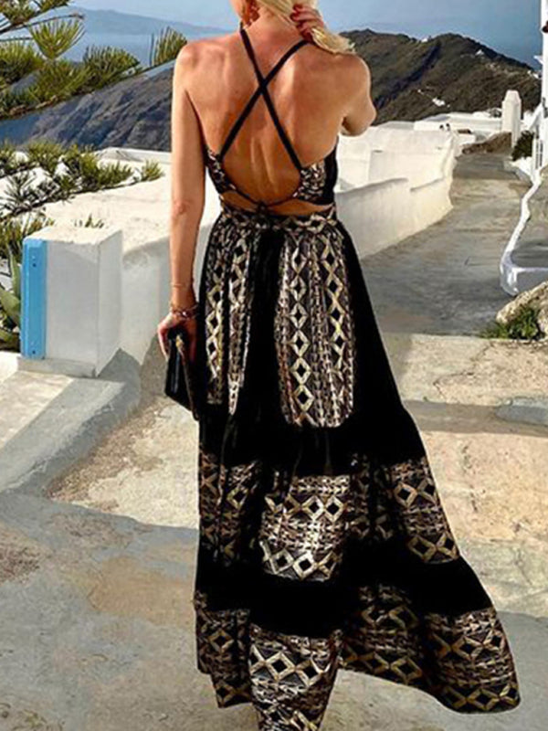 Dress- Summer Dream in This Gorgeous Tiered Maxi Dress- - IndioGear Fashion and Gear