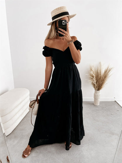 Dresses- Don't Wait to Feel Beautiful Get Your Tiered Cotton Maxi Dress Today- - IndioGear Fashion and Gear