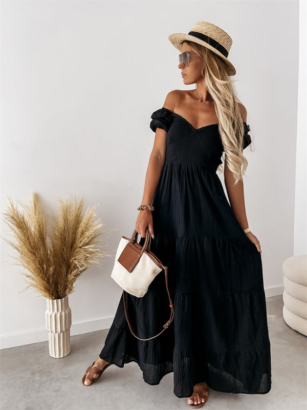 Dresses- Don't Wait to Feel Beautiful Get Your Tiered Cotton Maxi Dress Today- - IndioGear Fashion and Gear