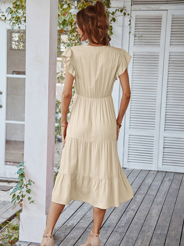 Dresses- Flirty Maxi Casual Dress: Perfect for Every Occasion!- - IndioGear Fashion and Gear