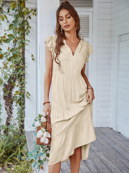 Dresses- Flirty Maxi Casual Dress: Perfect for Every Occasion!- - IndioGear Fashion and Gear