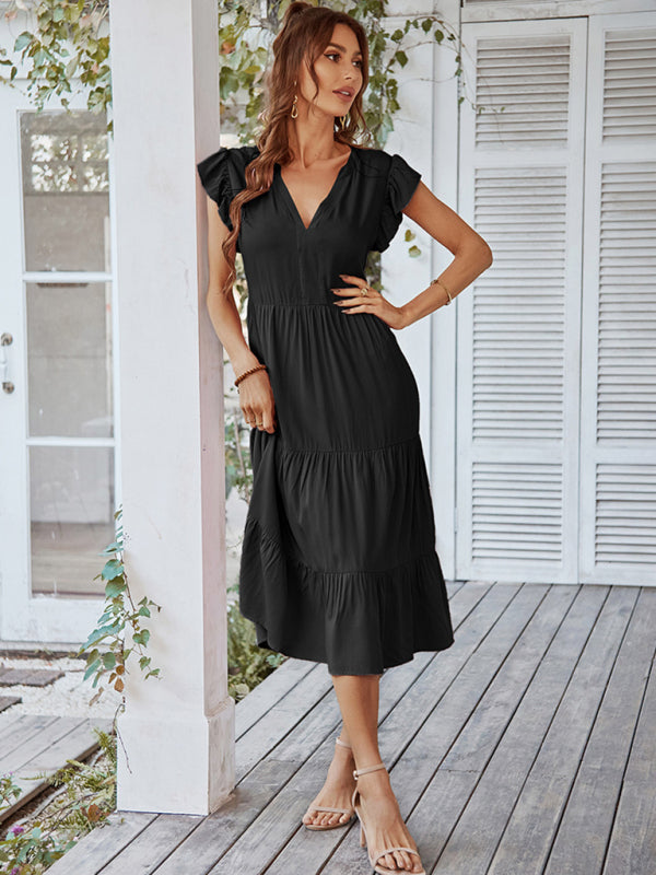 Dresses- Flirty Maxi Casual Dress: Perfect for Every Occasion!- - IndioGear Fashion and Gear