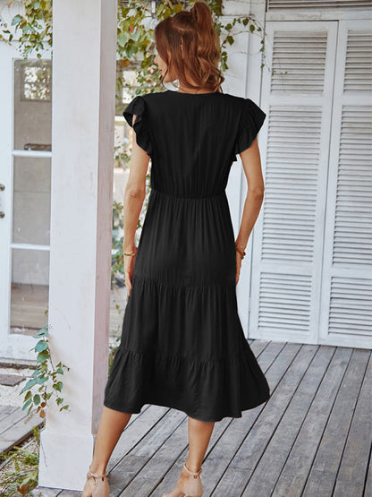 Dresses- Flirty Maxi Casual Dress: Perfect for Every Occasion!- - IndioGear Fashion and Gear