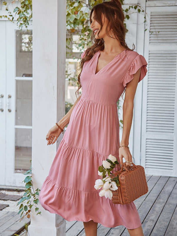 Dresses- Flirty Maxi Casual Dress: Perfect for Every Occasion!- - IndioGear Fashion and Gear