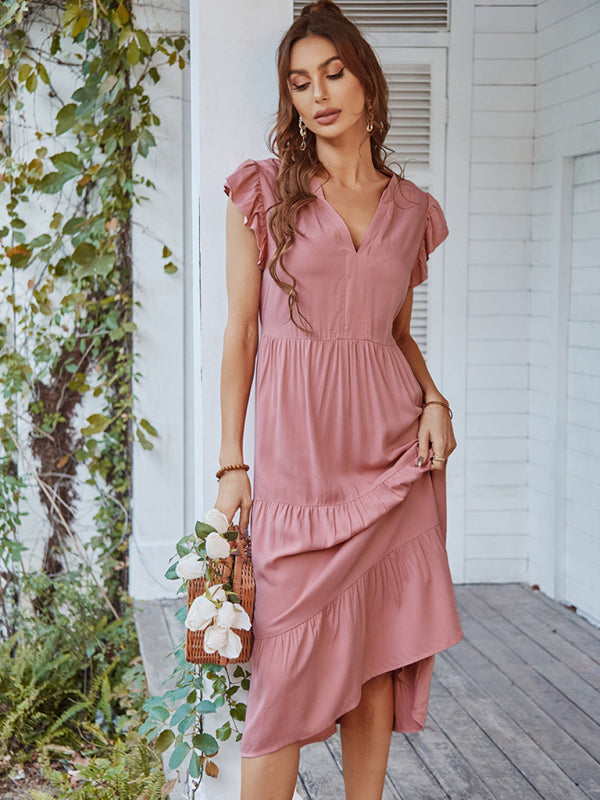 Dresses- Flirty Maxi Casual Dress: Perfect for Every Occasion!- - IndioGear Fashion and Gear