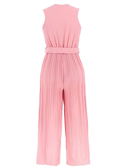 Jumpsuit- Dare to Be Bold with Our Ruffled V-Neck Jumpsuit- - IndioGear Fashion and Gear