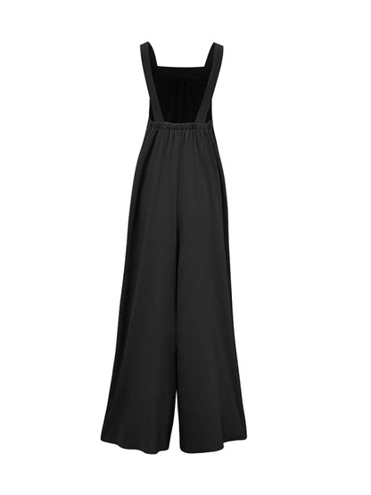 Jumpsuits- Wide-Leg Overalls - Cotton Jumpsuits - Lounge Pantsuits- - IndioGear Fashion and Gear