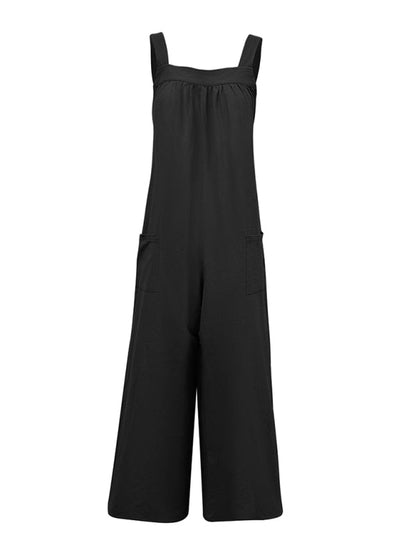 Jumpsuits- Wide-Leg Overalls - Cotton Jumpsuits - Lounge Pantsuits- - IndioGear Fashion and Gear