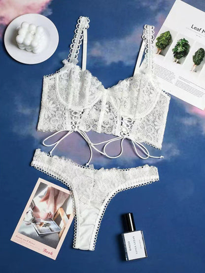 Lingerie Set- Bridal Lace Lingerie Set for Newlyweds- - IndioGear Clothing and Gear