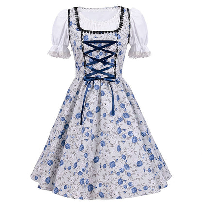 Oktoberfest Costume- Oktoberfest Bavaria Maid Outfit - Authentic German Cosplay!- - Pekosa Women Clothing