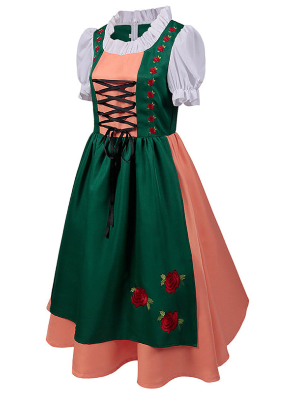 Oktoberfest Custome- Oktoberfest Bavaria Maid Outfit - Authentic German Cosplay!- - Pekosa Women Clothing