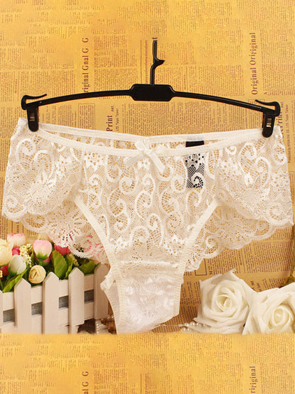 Panties- Floral Lace Underwear - Panty Briefs for Women- - IndioGear Fashion and Gear