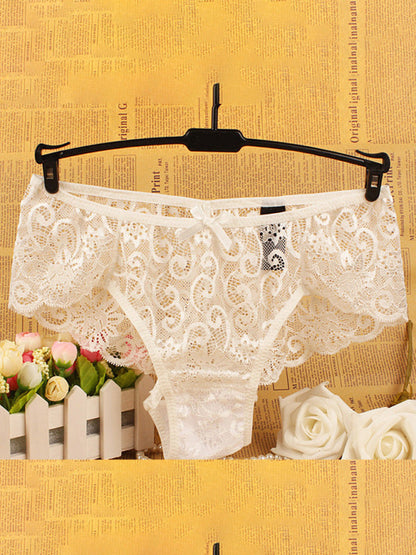 Panties- Floral Lace Underwear - Panty Briefs for Women- - IndioGear Fashion and Gear