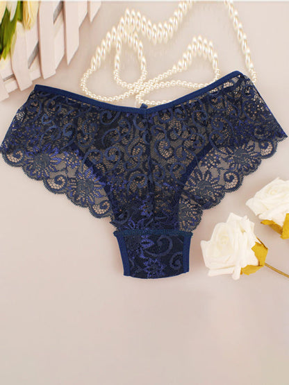 Panties- Floral Lace Underwear - Panty Briefs for Women- - IndioGear Fashion and Gear