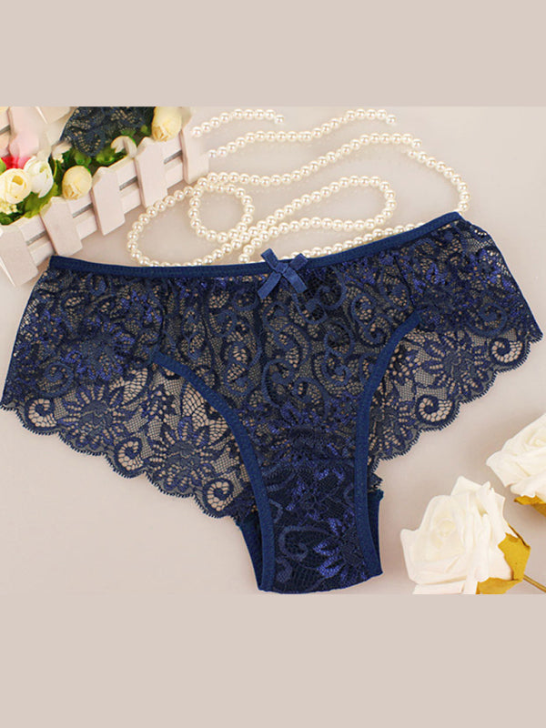 Panties- Floral Lace Underwear - Panty Briefs for Women- - IndioGear Fashion and Gear