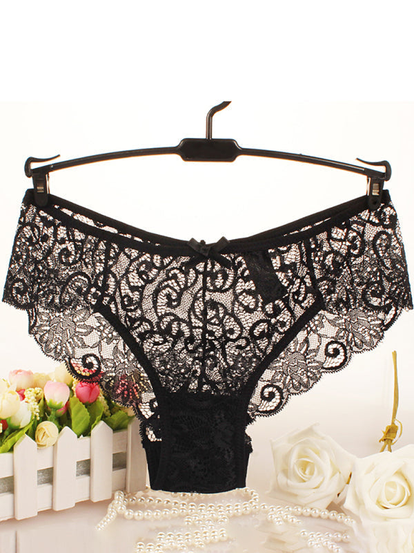 Panties- Floral Lace Underwear - Panty Briefs for Women- - IndioGear Fashion and Gear