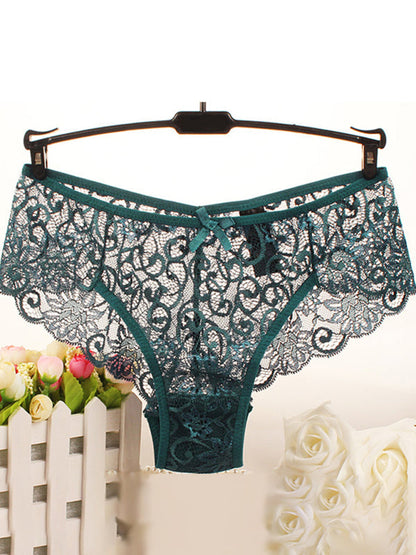 Panties- Floral Lace Underwear - Panty Briefs for Women- - IndioGear Fashion and Gear