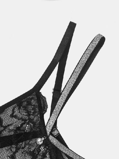 Panties- Lace Sparkle T-String Lingerie for Women- - IndioGear Fashion and Gear