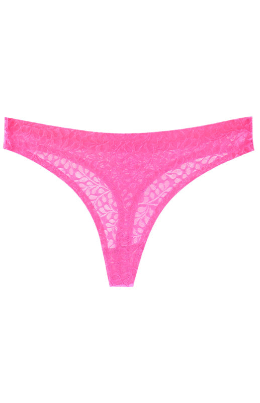 Panties- Women's Lace Panty Thong G-String- Rose- IndioGear Fashion and Gear