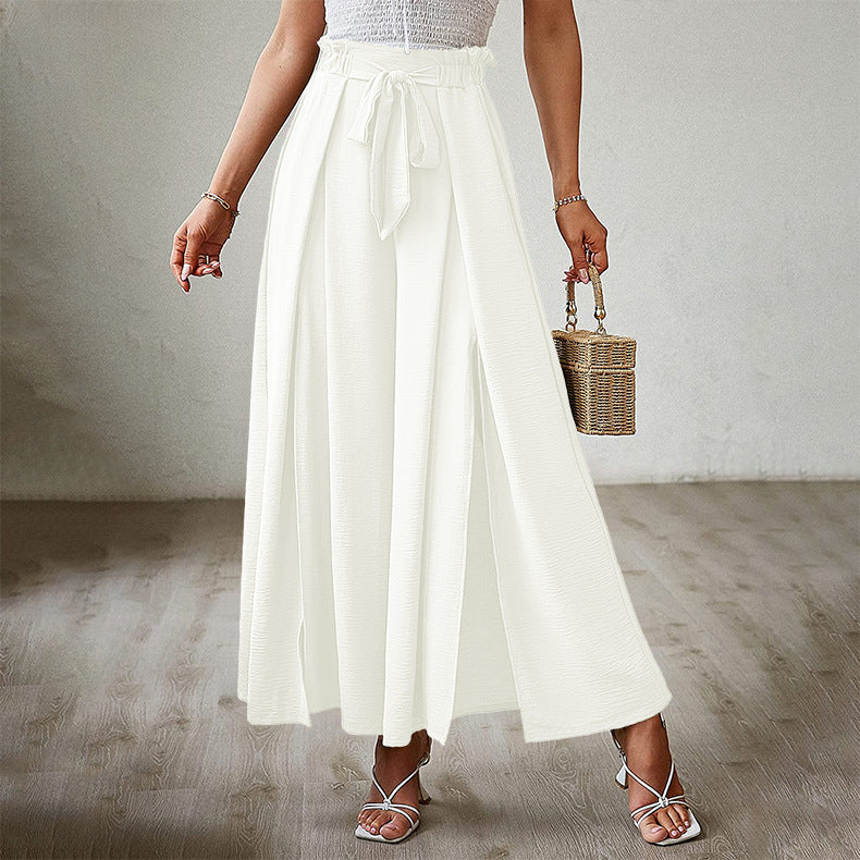 Pants- Summer Look On-Point with Our Palazzo Trousers - - Pants- White- IndioGear Fashion and Gear