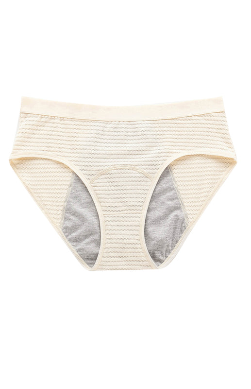 Period Underwear- Women's Cotton Hipster Period Panty Underwear- Yellow- IndioGear Fashion and Gear