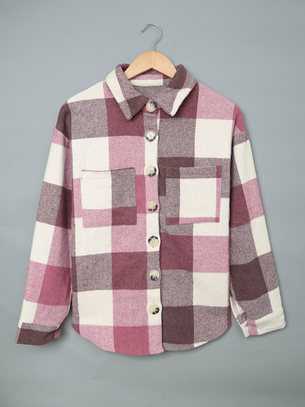 Plaid Jackets- Fall- Winter Plaid Jacket - Shirt Shacket- - IndioGear Fashion and Gear