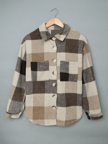 Plaid Jackets- Fall- Winter Plaid Jacket - Shirt Shacket- - IndioGear Fashion and Gear