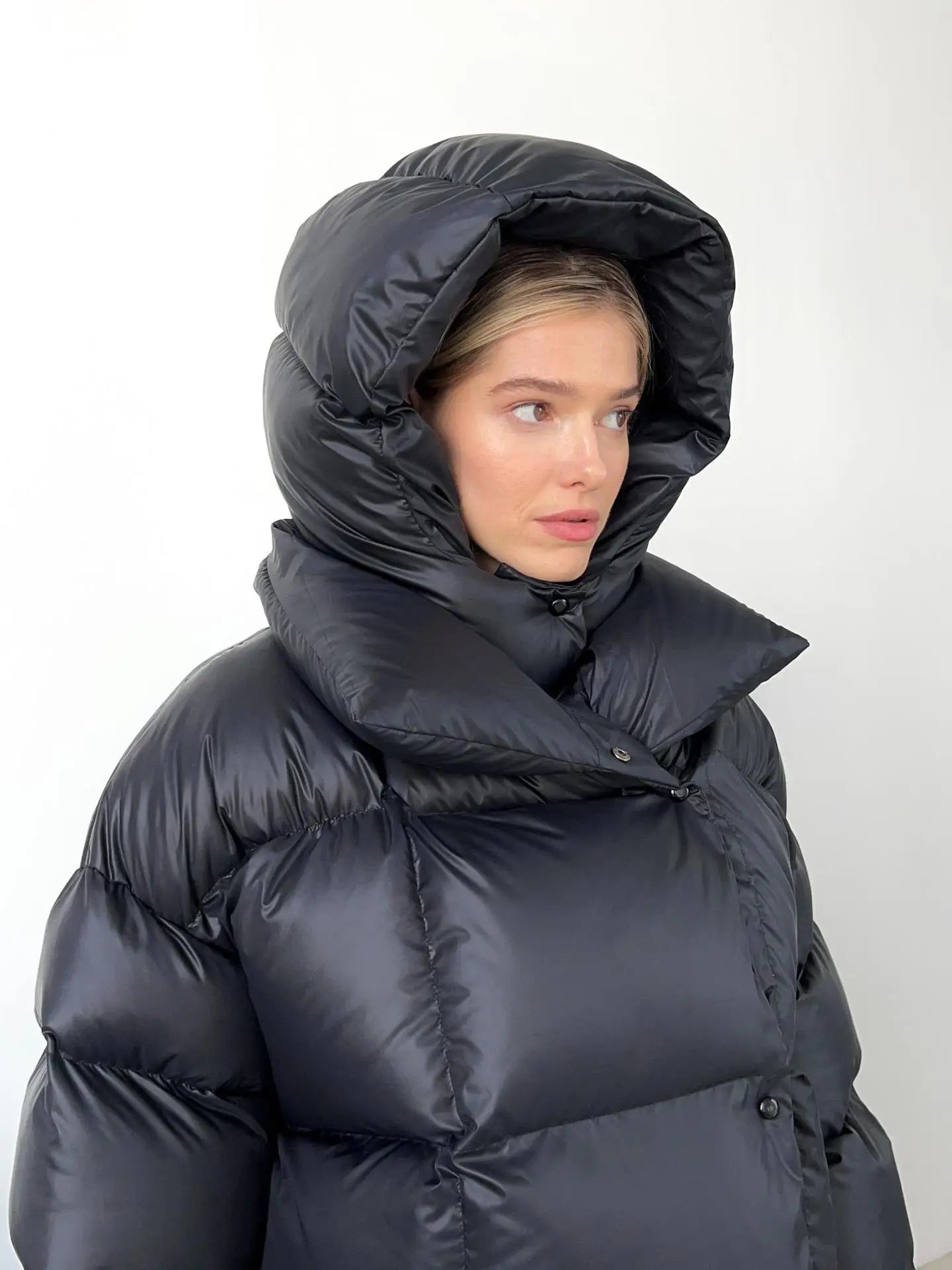 Puffer Jackets- Hooded Inflated Puffer Jacket for Outdoor Winter Events- - IndioGear Clothing and Gear