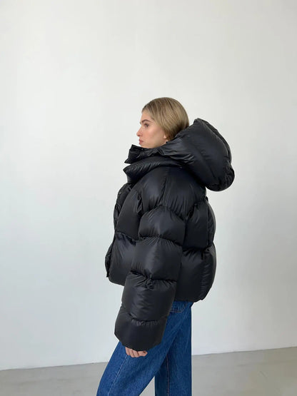 Puffer Jackets- Hooded Inflated Puffer Jacket for Outdoor Winter Events- - IndioGear Clothing and Gear