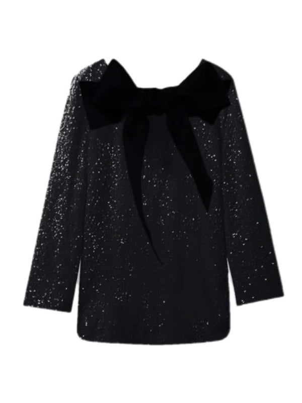 Sparkle Dresses- Sequin Tunic Mini Dress for Fashion Shows- - IndioGear Clothing and Gear