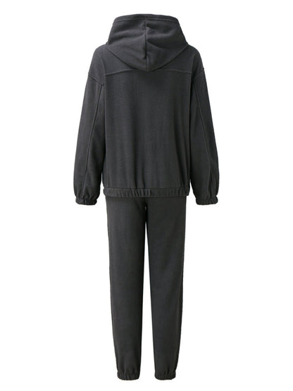 Sport Outfits- Sweatpants and Zip-Up Hoodie 2-Piece Sport Outfit- - IndioGear Clothing and Gear