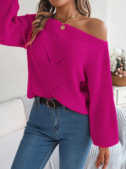 Sweaters- Timeless Boatneck Knit Sweater for Fall- - IndioGear Clothing and Gear